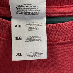 Marines USMC Mens 3XL T-Shirt Red 100% Heavy Cotton Fruit Of The Loom Graphic