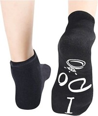 Wedding Socks Unisex Funny Bride & Groom Socks 2 Pairs Cotton I Do What She S…