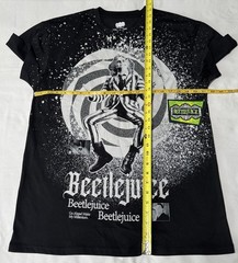 Beetlejuice Millennium Spiral Men Black Graphic Tshirt Size XL New With Tags NWT