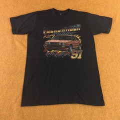 Volkswagen Racing 91 Mens Medium Black Volkswagen Golf GTI MK2 Graphic T-Shirt