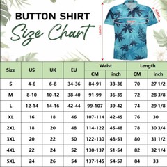 Men’s Hawaiian Shirt Short Sleeve Floral Button Down Shirts Casual Beach Shirts