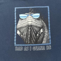 Vintage Costa Maya Mexico Iguana Shirt Mens 2XL Funny Reptile Glasses Surf