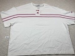 Champion Heritage Stripe T-Shirt White Pink Navy Crew Neck XL NWT 0081