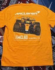 McLaren Racing Shirt Formula 1 F1 Hollister Mens Large Orange 2023 Tee