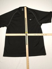 Athletic Works T Shirt Mens M Black Dry Gym Lightweight Breathable Running