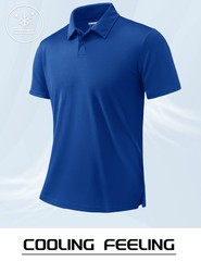 I Mens Polo Shirt Short Sleeve Breathable Casual Sports Summer Shirt Collared