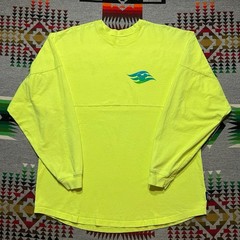 Disney Cruise Line Spirit Jersey Shirt Size Large Yellow Long Sleeve R1