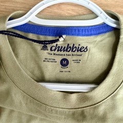 Chubbies Long Sleeve Pocket T Shirt Howlin for the Weekend Mens M Olive Green