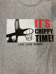 SCOLA ANTA BASKETBALL ITS CHIPPY TIME SHIRT gray 6XL ASIAN size 3XL USA NBA