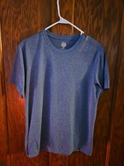 REI Co-op Shirt Mens Medium Short Sleeve light Blue Base Layer t-shirt