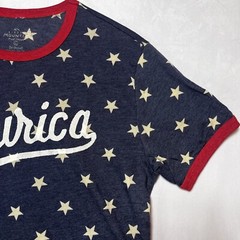 Little Mountain Print Shoppe ‘Murica T-Shirt USA Patriotic Soft Tri-Blend Large