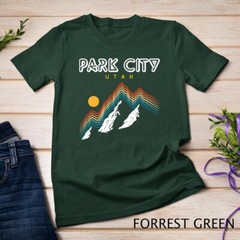 Park City Utah – USA hiking and climbing 1980s Retro Unisex T-shirt