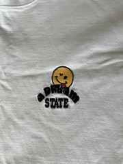 Levis Minimalist A Dream State White T-shirt Smiley Face Mens L Relaxed Fit