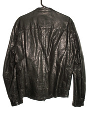 Men’s All Saints DENSIG LEATHER SHIRT jacket overshirt XL (ref53) £149.99!!!!!