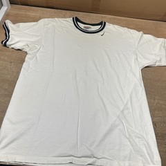 Vintage 90s Nike Single Stitch Central Swoosh Ringer T-Shirt – Made in USA Large