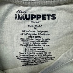 The Muppets Shirt Men’s Medium Beige Disney Kermit Banjo Country Roots Casual