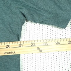 Kenneth Cole Tech Raglan Active Tee Shirt Sz L Marine Stretch Soft Curved Hem