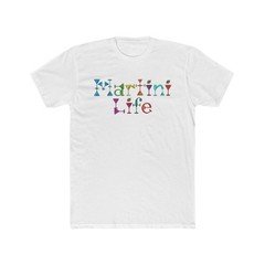 Martini Life Tee | Colorful Cocktail Typography T-Shirt
