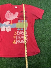 2008 Woodstock Music & Art Fair 1969 Reprint T-Shirt Vintage Style Mens Large