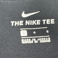 Nike Shirt Adult Large Black Big Swoosh Athletic Sports Outdoors Workout Mens