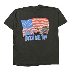Vintage 90s Just Brass Rebel Rider 3D Emblem Tee