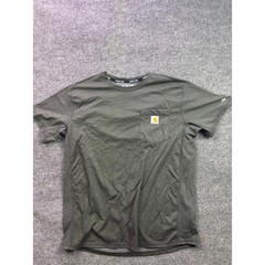 Carhartt Force Pocket T-Shirt Mens L Gray Relaxed Fit Short Sleeve TK6652-M