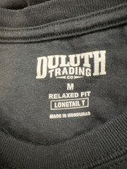 Duluth Trading Men’s Black Relaxed Fit Longtail T-Shirt – M