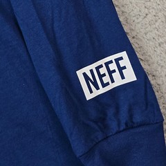 STAR WARS NEFF Mens Mandalorian Shirt Extra Large XL Blue Comic Long Sleeve NWT