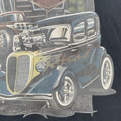 Dickies Custom Rod’s Auto Shop Work Shirt Button Up Embroidered Black XL Blend