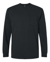 Gildan 2410 Ultra Cotton Pocket Long Sleeve T-Shirt S-2XL Buy 2 Get 1 Free