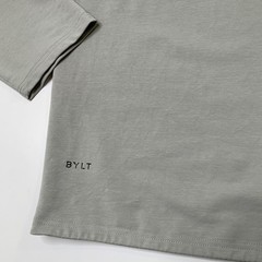 BYLT Shirt Mens XXL Grey Lux Classic Fit Long Sleeve 4 Way Stretch Straight Hem
