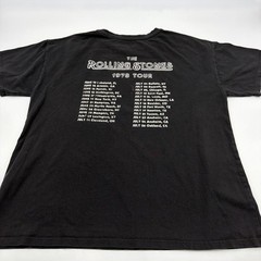 The Rolling Stones T-shirt Men M Black Graphic Print Logo .#46854