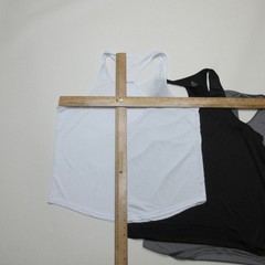 Zengvee Mens Tank Tops Vests Lot of 3 XL Multicolor Athletic Racerback Gym