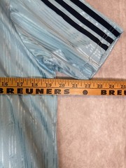 Adidas Originals Oasis Jacquard Jersey Mens Medium Blue Striped Soccer Shirt NWT