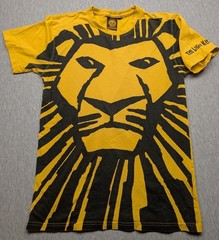 Disney The Lion King The Broadway Musical Graphic T-Shirt sz small
