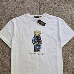 Polo Ralph Lauren Classic Fit Polo Bear Jersey T-Shirt Short Sleeve White