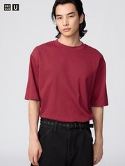 UNIQLO U AIRism Cotton Oversized Crew Neck Half-Sleeve T-Shirt XXS-3XL US/EUsize
