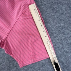 Peter Millar Polo Men’s Large Shirt Summer Comfort Pink Short Sleeve Striped