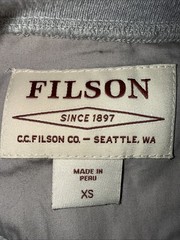 Filson Shirt Mens Gray Double Layer Henley Thermal Long Sleeve Midweight XS