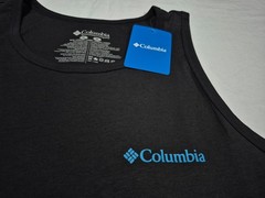 Columbia Men’s Outdoor Graphic Tank Top Black Sleeveless Sports SZ Medium