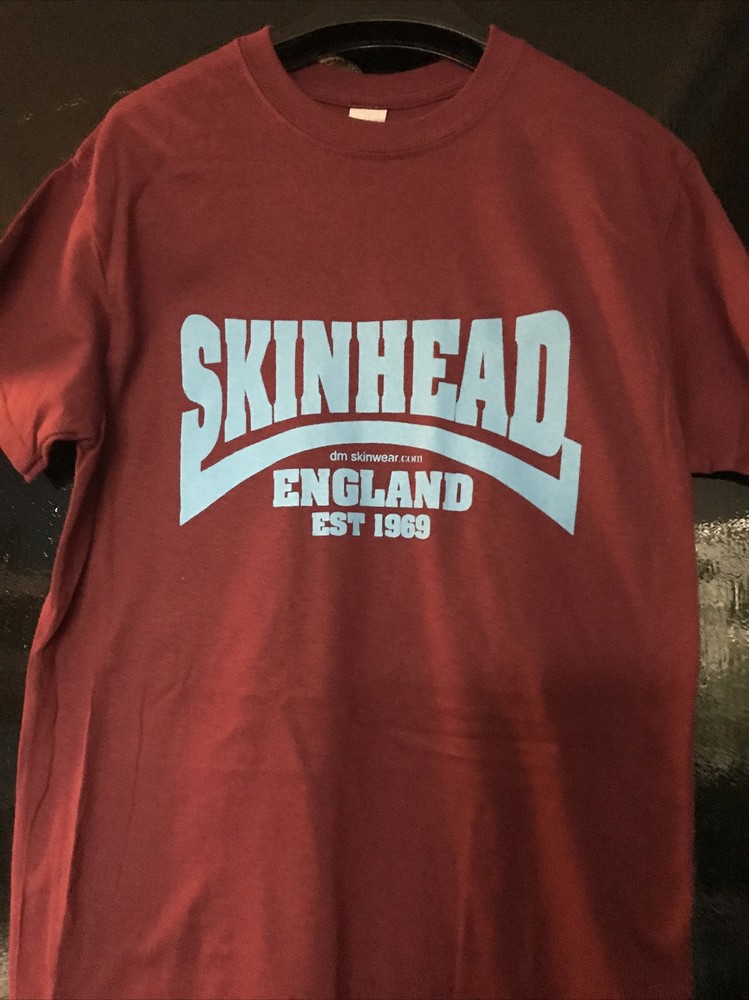 Reprint Skinhead Tshirt Oi Street Punk West Ham Fan2Sm 2m 2lrg2xl 2xxl Sizes !👍