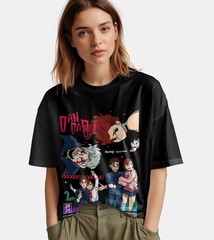 Dandadan T-shirt Okarun Shirt Momo Seiko Ayase Top Aira Turbo Granny Unisex Tee