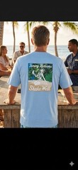 $45 TOMMY BAHAMA Sky Blue SHAKE WELL Relaxed Fit Short Sleeve T-shirt NWT