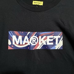 MARKET Men’s Black T-Shirt Size XL Graphic Logo Short Sleeve Crew Neck Tee NWT