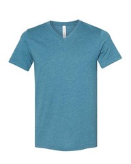 BELLA + CANVAS – Heather CVC V-Neck Short Sleeve Unisex T-Shirt – 3005CVC