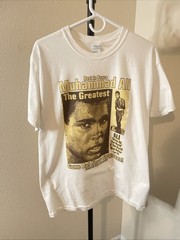 Vintage Y2K Muhammad Ali Rest In Peace Shirt Men’s Large White Shirt Men’s Large