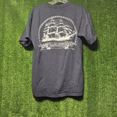 Mens Vintage Made In USA Charleston South Carolina Destination Shirt Blue Mens M