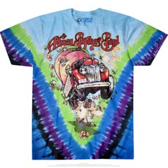ALLMAN BROTHERS-PEACH MUSHROOM-TIE DYE T-SHIRT M-L-XL-XXL Trucks,Haynes,Betts
