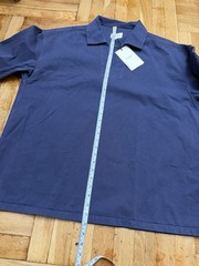 Octobre Editions Smock Pullover Jacket Long sleeve Shirt men’s Sz XL Navy