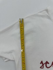 Sol’s-Regent Boys White Sports T-Shirt Size M Graphic Logo